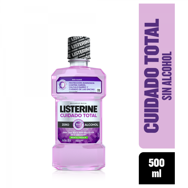 Listerine Cuidado Total Zero 500 ml